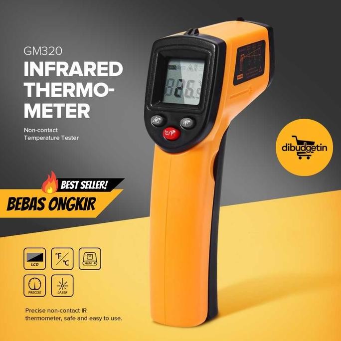 Thermogun Thermometer Industrial Laser Infrared Noncontact - Gm320