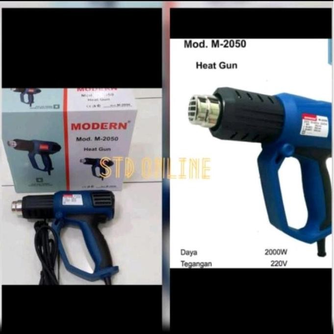 Heat Gun M2050 Modern Mesin Pemanas Kaca Film Hot Gun Modern