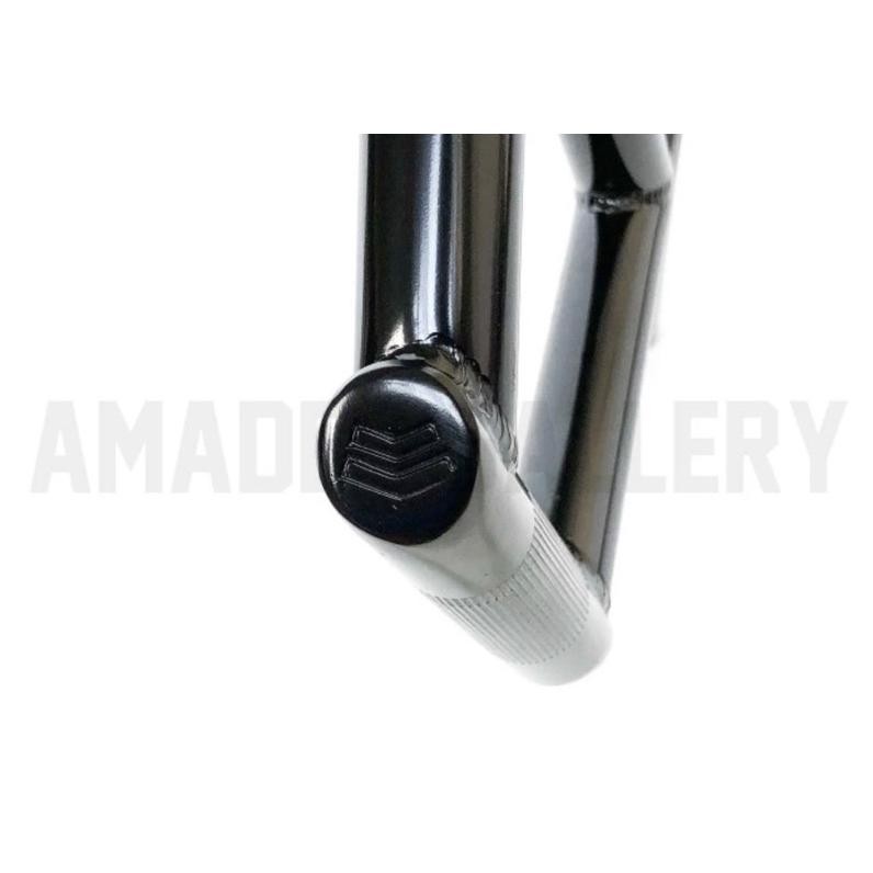 Part Sepeda Stang Bmx Haro 222 Standart Black Hitam Chromoly Original Nos Jos