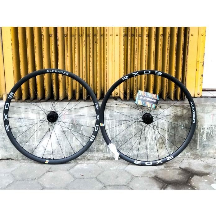 Part Sepeda Wheelset 700C Road Gravel Discbrake Ta Alexrims Rxd3 Alloy Tubeless