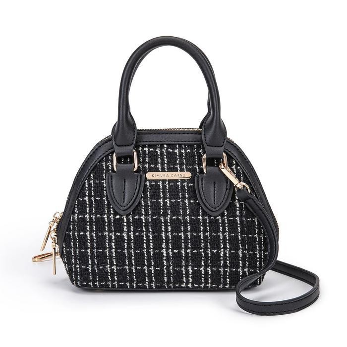 AB KIMURA CARNU - Tas Genggam Mini Rajut - Tas Selempang Rajut Wanita - Half Moon Bag Mini Rajut #61