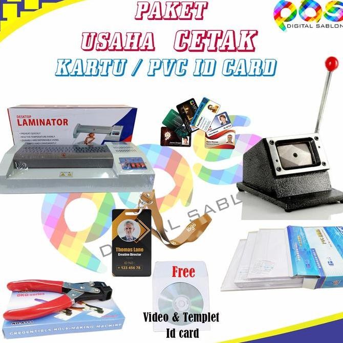 

Promo Paket Cetak Kartu Id Card (Pvc Id Card, Pembolong, Plong, Laminating) COD