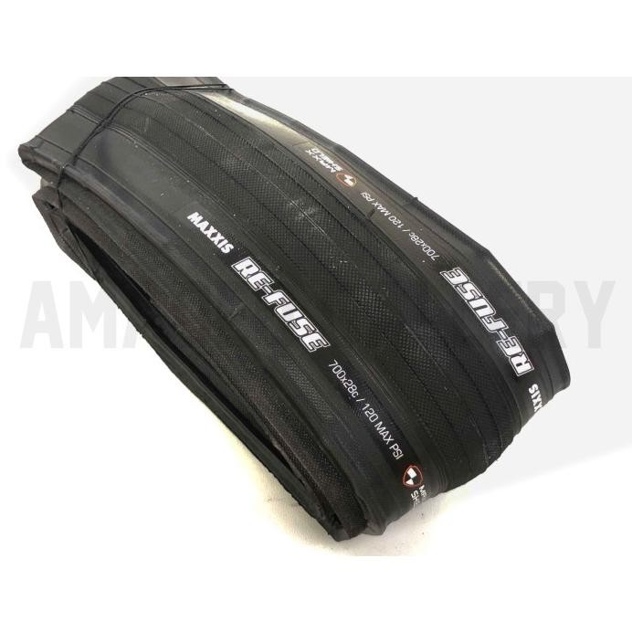 Part Sepeda Ban Luar Maxxis Re Fuse Refuse 700X23C Kevlar 700 X 23 C Maxxshield