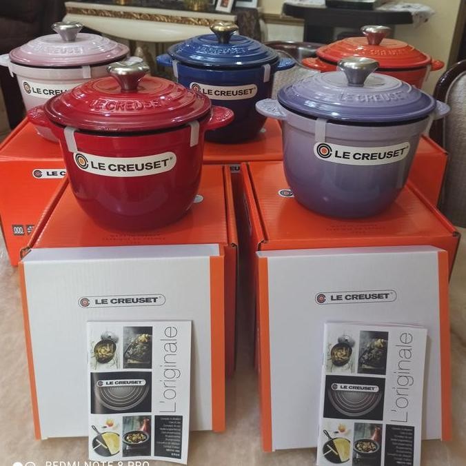 TERBARU - LE CREUSET CAST IRON panci cast Iron Cocotte Every 18 cm
