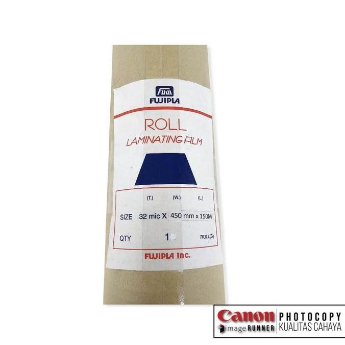 

Promo Plastik Laminating Roll FUjipl Glossy 450mm x 150meter x 32 micron COD