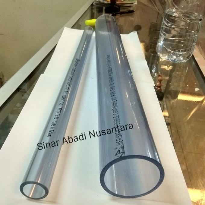Pipa Pvc Clear Transparan 4" inch Pipa Pvc Bening SCH 40 LJ