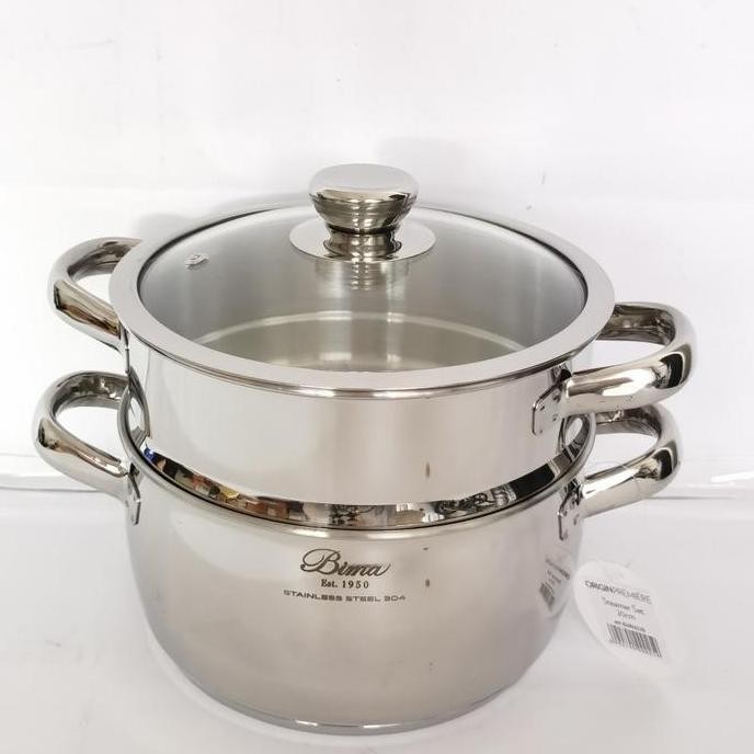 TERBARU - BIMA ORIGIN PREMIERE STEAMER 20 CM B2002520 Kukusan STAINLESS STEEL