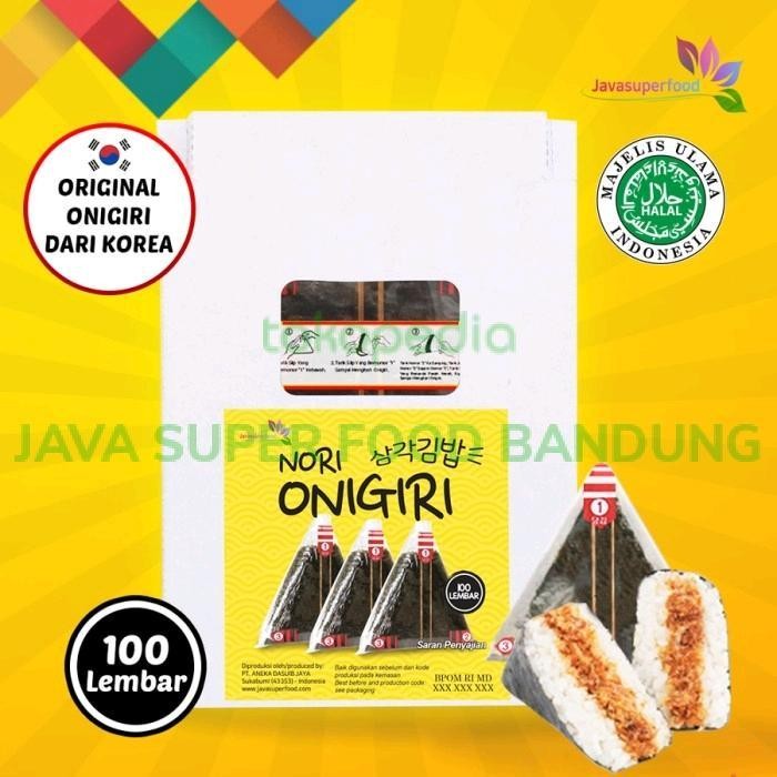 

NORI ONIGIRI | Nori Wrapper Khusus Bungkus Nori Triangle / Sushi Nori Ori!!