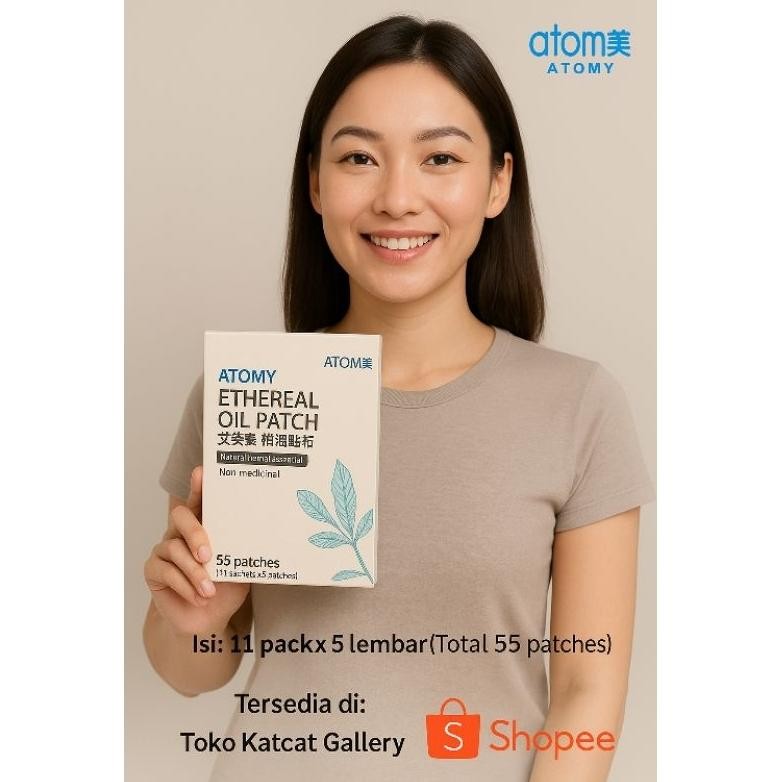 Koyo Obat Ethereal Oil Patch ATOMY Korea [BOX] isi 11 sachet x 5 lembar DiM