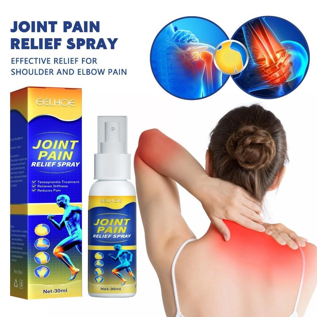 EELHOE Joint Pain Relief Spray 30ml Joint Pain Spray Lumbar Cold Compress Pain Killer Spray Pain Rel