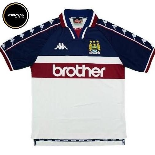 BEBAS ONGKIR - jersey man city retro kappa