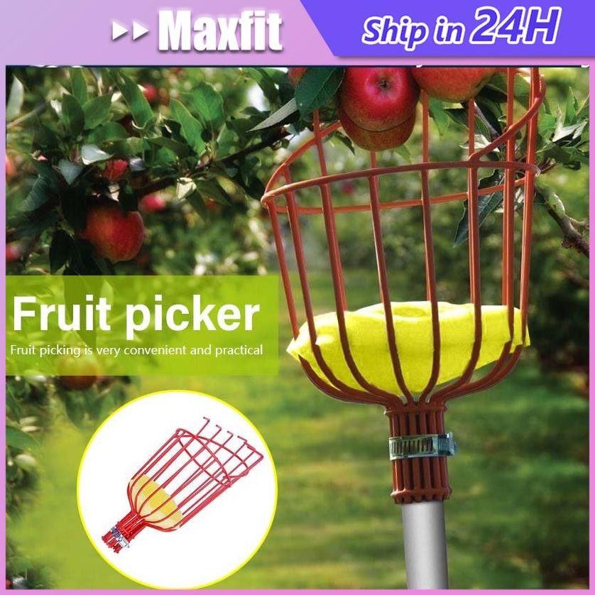 Alat Pemetik Buah Tinggi Alat Petik Buah Tongkat Alat Petik Pemetik Buah Serbaguna Tahan Lama Bahan 