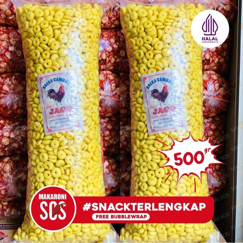 

Alen Alen Cincin 500Gr | 1/2Kg Snack Jadul Cincin Kuning Rasa Gurih Asin Terenak Berkualitas