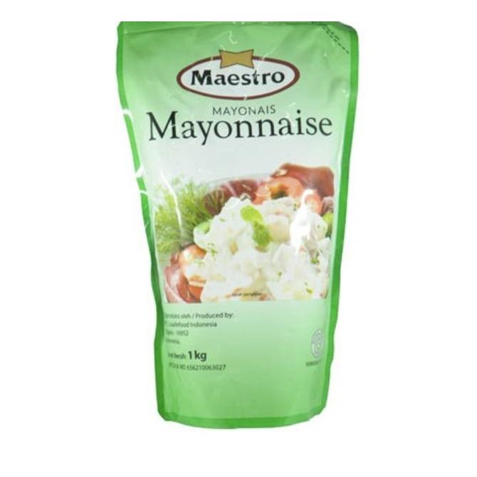 

Maestro Mayonaise 1Kg Pouch / Saos Mayo 1Kg Pouch