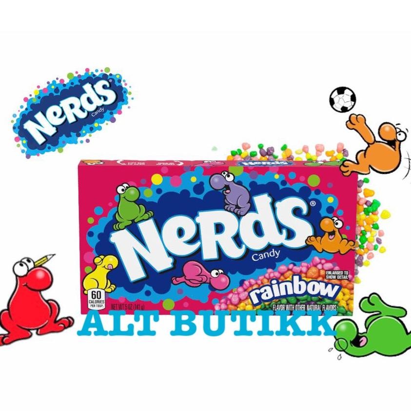 

READY STOCK NERDS RAINBOW CANDY 5 oz - 141.7 gr MADE IN USA