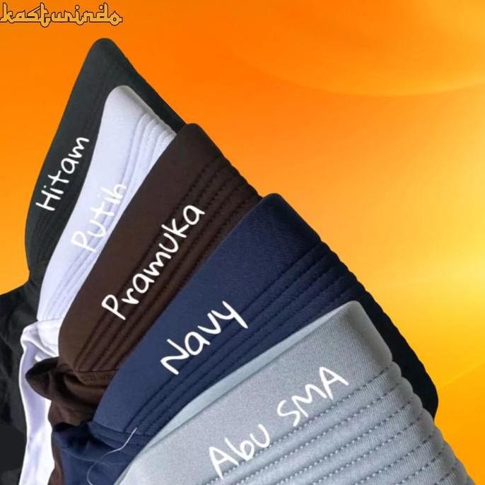 JILBAB INSTAN BERGO POLOS WARNA PUTIH HIJAB KERUDUNG BERGO SEKOLAH