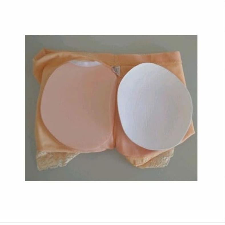 Ready_Stock_Cod Viralkan Celana Pantat Korset Bokong Busa Tebal Palsu Wanita Renda Pengangkat Bokong