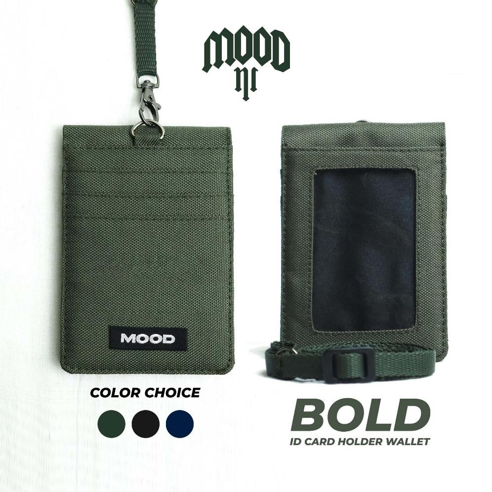 

Original Id Card Holder Name Tag Wallet Lanyard Bold By Mood Adventure I-81
