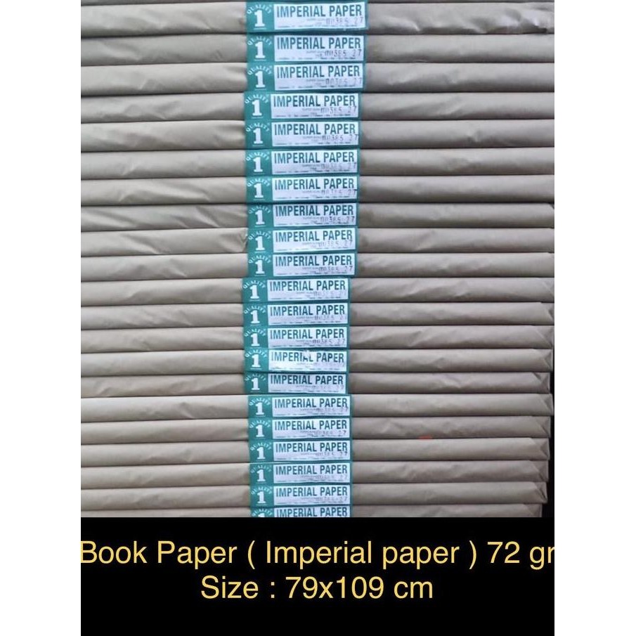 

new !!! Book Paper 72 gr size 79x109 cm