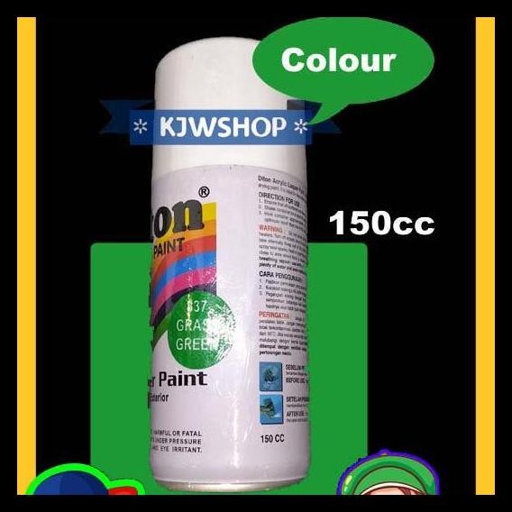 TERMURAH DITON GRASS GREEN 837 150CC DITON HIJAU DAUN CAT SEMPROT AEROSOL PAINT 150CC SPRAY PYLOX GR