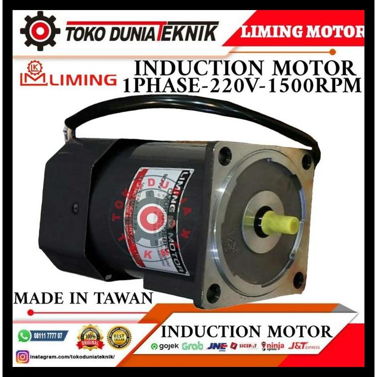 DISKON CM-08IG25S-B 25WATT 1PHASE 220V 1500RPM/4POLE INDUCTION MOTOR LIMING 