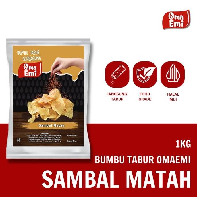 

BUMBU TABUR SAMBAL MATAH KEMASAN 1 KG
