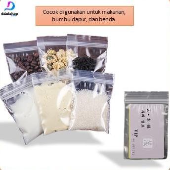 

Plastik Klip Ziplock kemasan clip tempat saos sambal ukuran 7x10