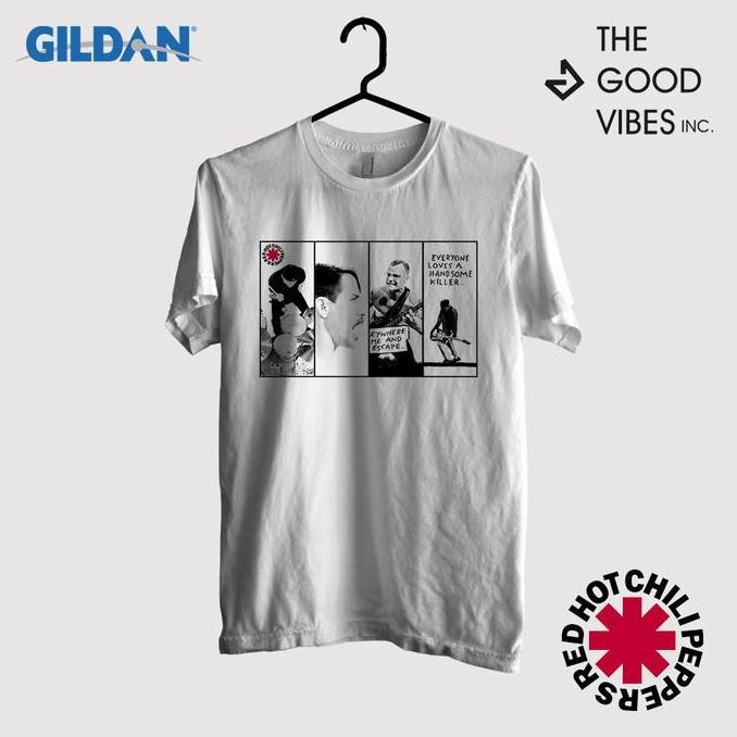 

Kaos Band Red Hot Chili Peppers Original Gildan - Hansome Killer