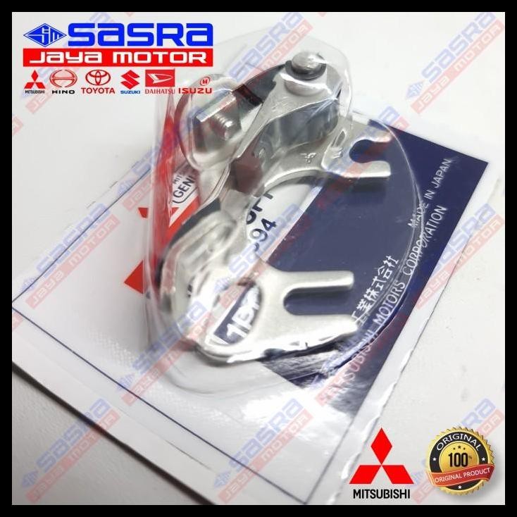 TERMURAH CONTACT POINT/PLATINA ORI L300 BENSIN MITSUBHISI GENUINE PARTS KTB.MD607394 #SJA 