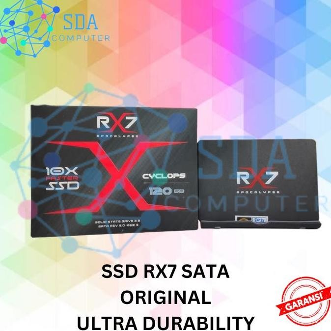 NEW SSD SATA RX7 512/256/128GB ORIGINAL GARANSI RESMI