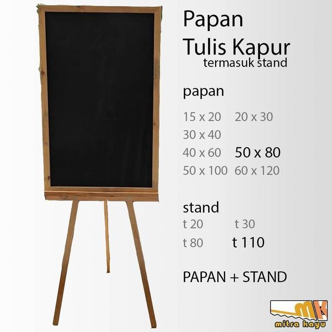 

TERBARU - Papan Tulis Kapur Standing Kafe Wedding Acara kaki tinggi bisa dilipat