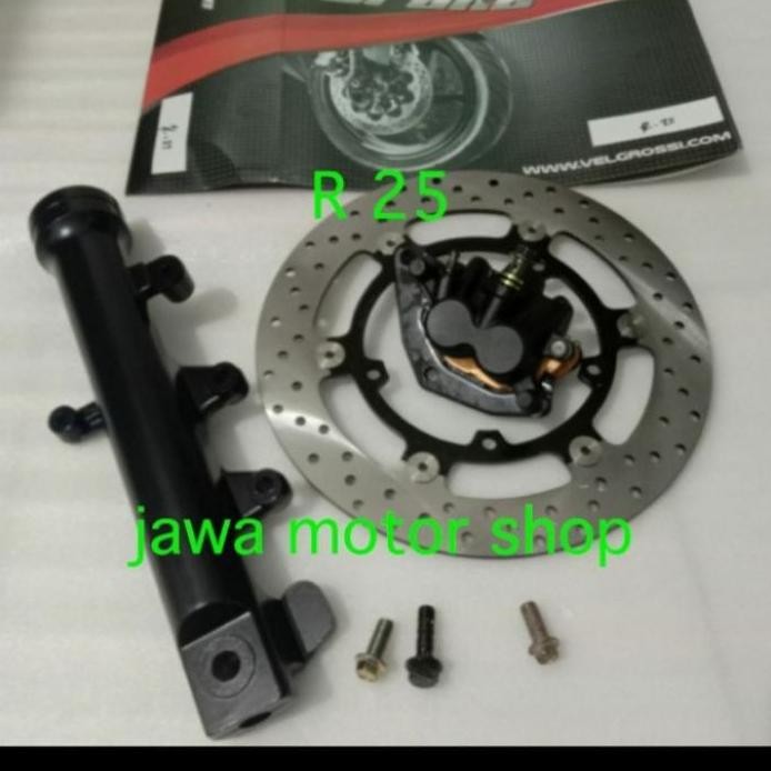 paket double disc depan r25 mt25 tabung kiri r25 mt25 keliper r25 mt25 murah