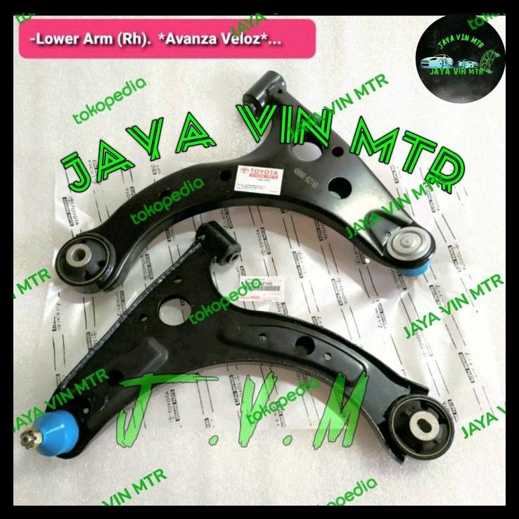 DISKON LOWER ARM LOW ARM SAYAP BAWAH KOMPLIT ALL NEW AVANZA VELOZ KANAN ORI 