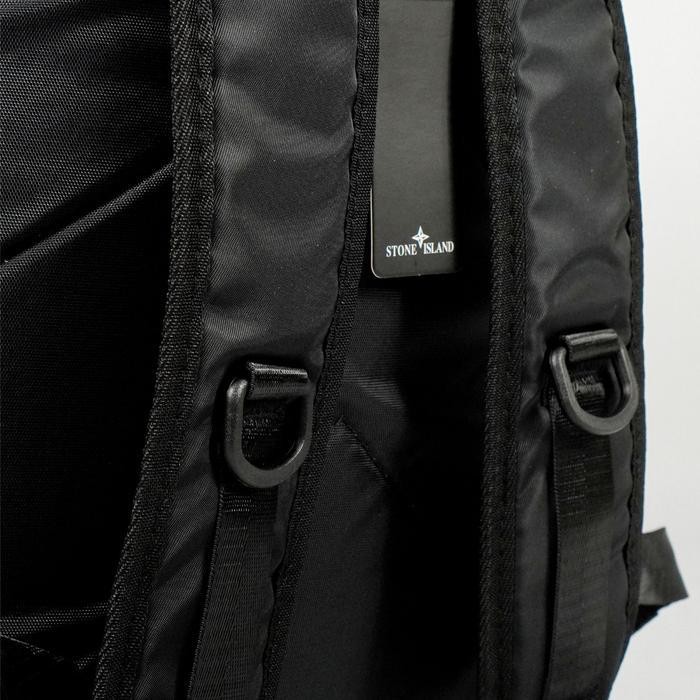 TS Stone Island Backpack Ransel Bag Black