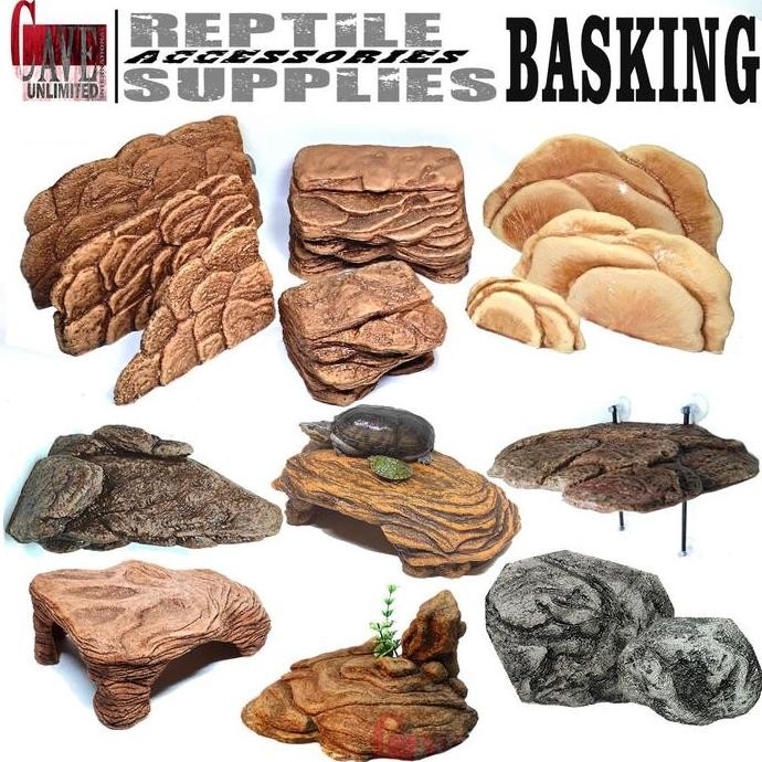 BASKING TEMPAT BERJEMUR KURA-KURA DARAT SULCATA KURA KURA AIR BRAZIL TANGKRINGAN KADAL LIZARD BEARDE