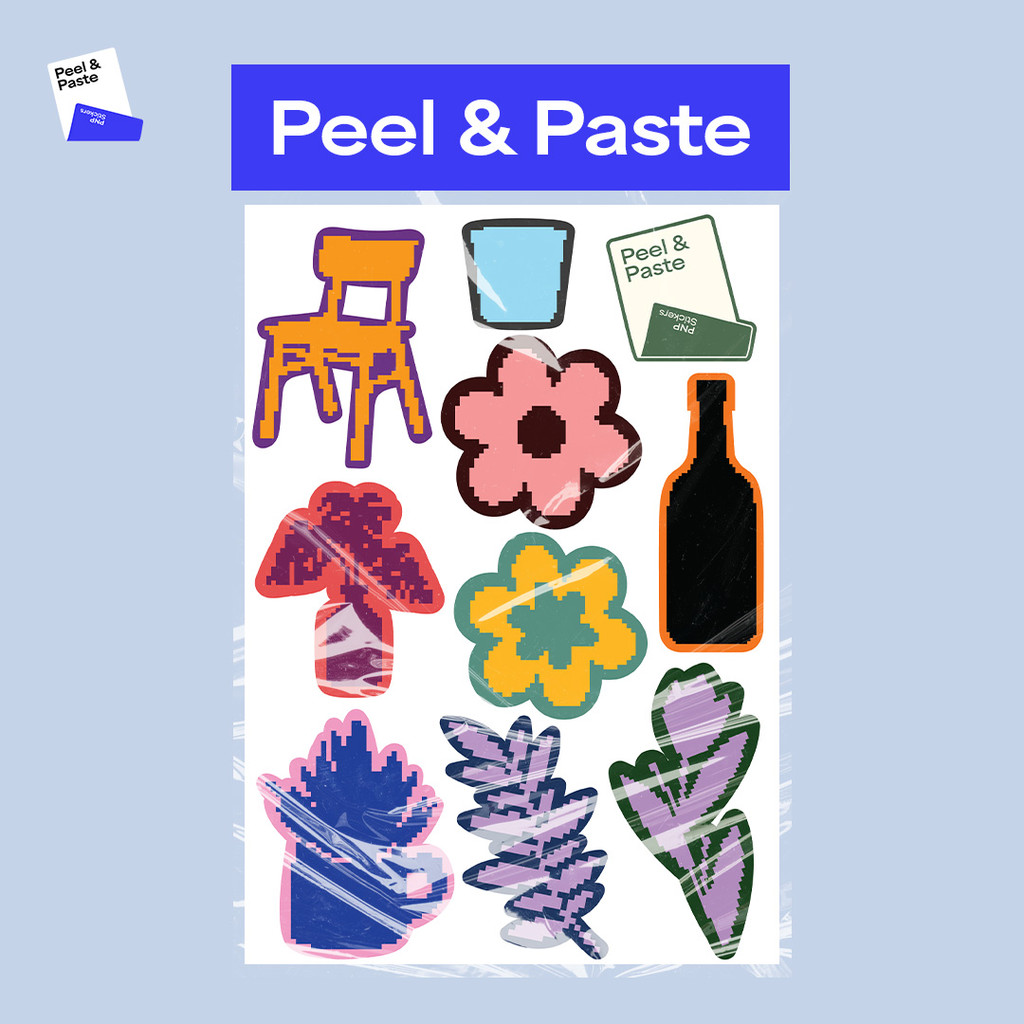 

Sticker Pack Pixel Art Kalcer vinyl tahan air | Stiker Laptop | Stiker Tumblr | Peel & Paste Stickers