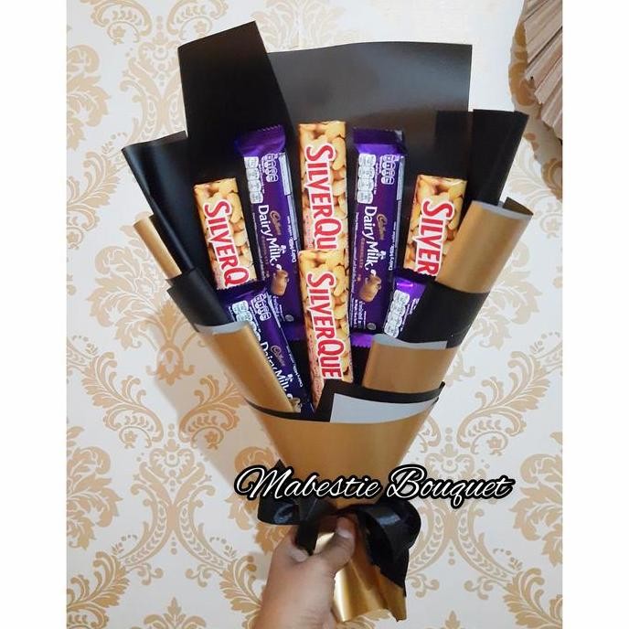 

NEW bouquet silverqueen dan cadburry