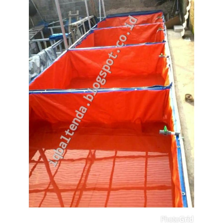 kolam terpal kotak ukr 3x4x1