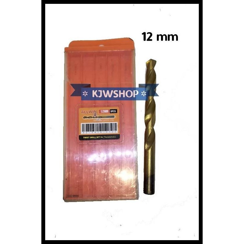 GRATIS ONGKIR MATA BOR HSS BESI KAYU PLASTIK PIPA TIN COATED KUNINGAN 12MM 12 MM 