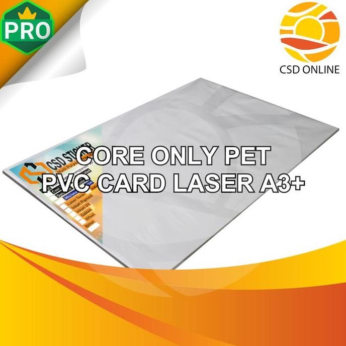 

Overlay Dan Tulangan (Core) Pvc Id Card A3+ For Digital Print Laser Toner - Pack New Stok