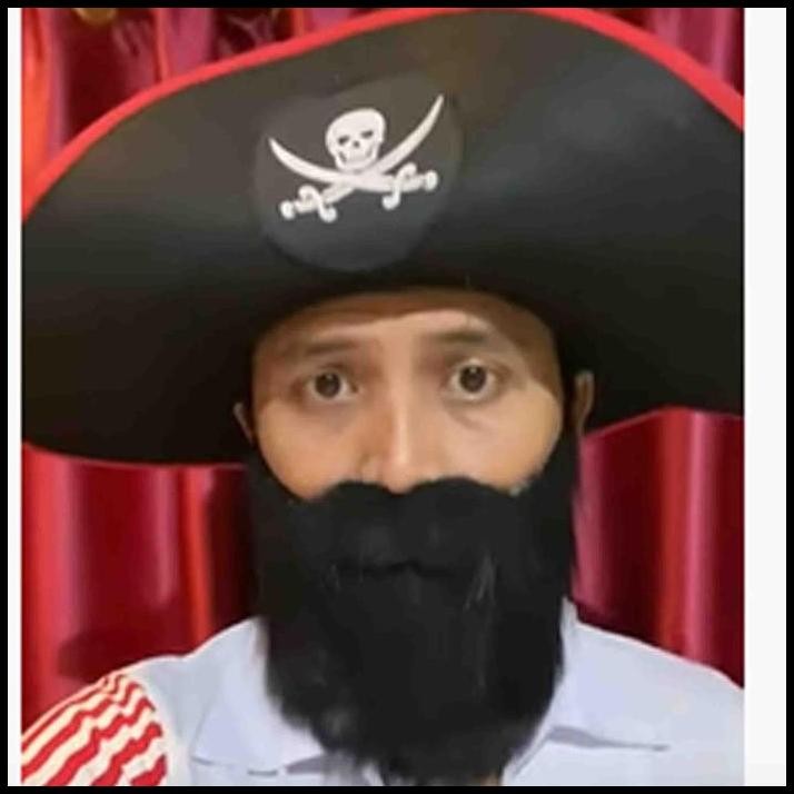 JENGGOT PALSU KUMIS PALSU BREWOK PALSU KUMIS SINTETIS JENGGOT MAINAN