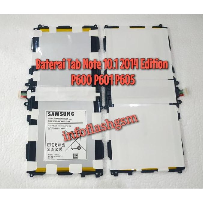 BEBAS ONGKIR - Baterai Samsung Galaxy Tab Note 10.1 2014 Edition P600 P601P605