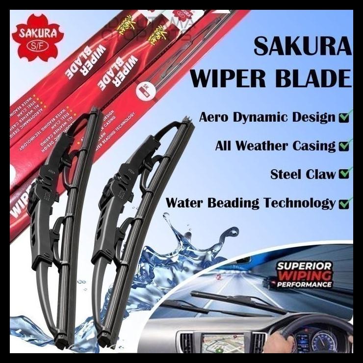BEST DEAL WIPER KACA DEPAN KUDA WIPER MOBIL SAKURA 