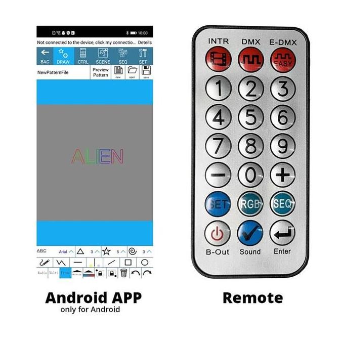 Laser Show Animasi Rgb Animation Laser 500Mw Dmx512,Remote,Android