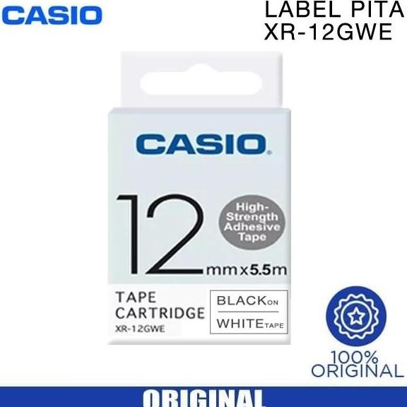 

Pita Label Casio 12Mm Xr-12Fpk,Xr-12Fyw,Xr-12Gwe,Xr-12Hmwe Original New Stok