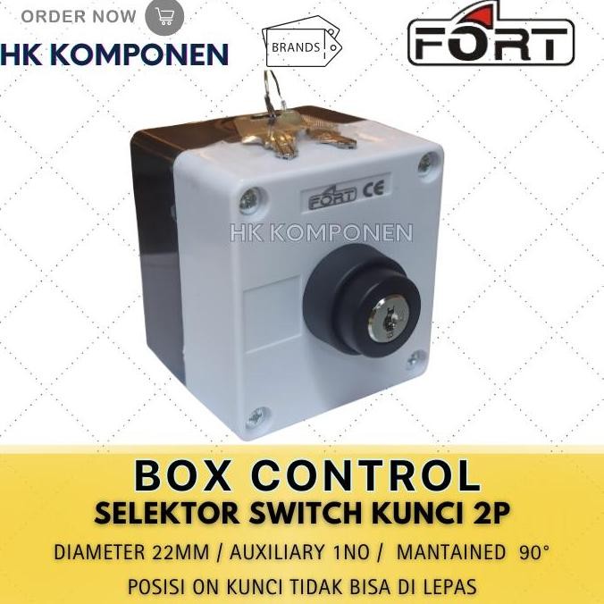 tersedia saklar kunci on-off + box waterproof - key switch motor mobil anti air