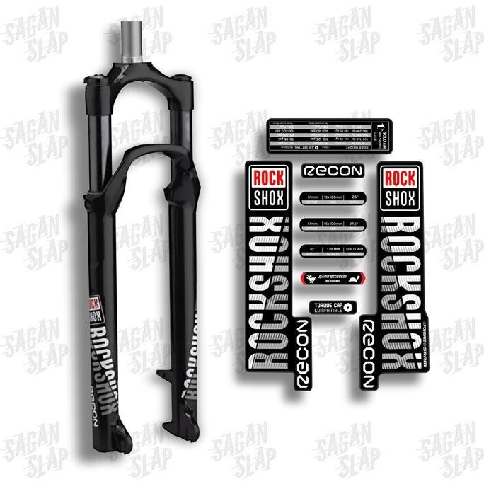 SALE STIKER FORK SEPEDA ROCKSHOX RECON STICKER DECAL FORK MTB DOWNHILL