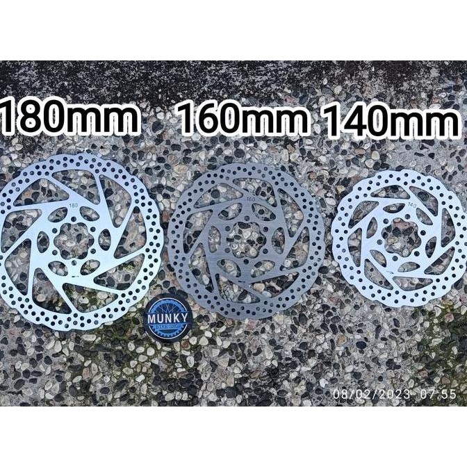SALE ROTOR DISC BRAKE SEPEDA 140MM 160MM 180MM ROTOR CAKRAM MTB ROADBIKE