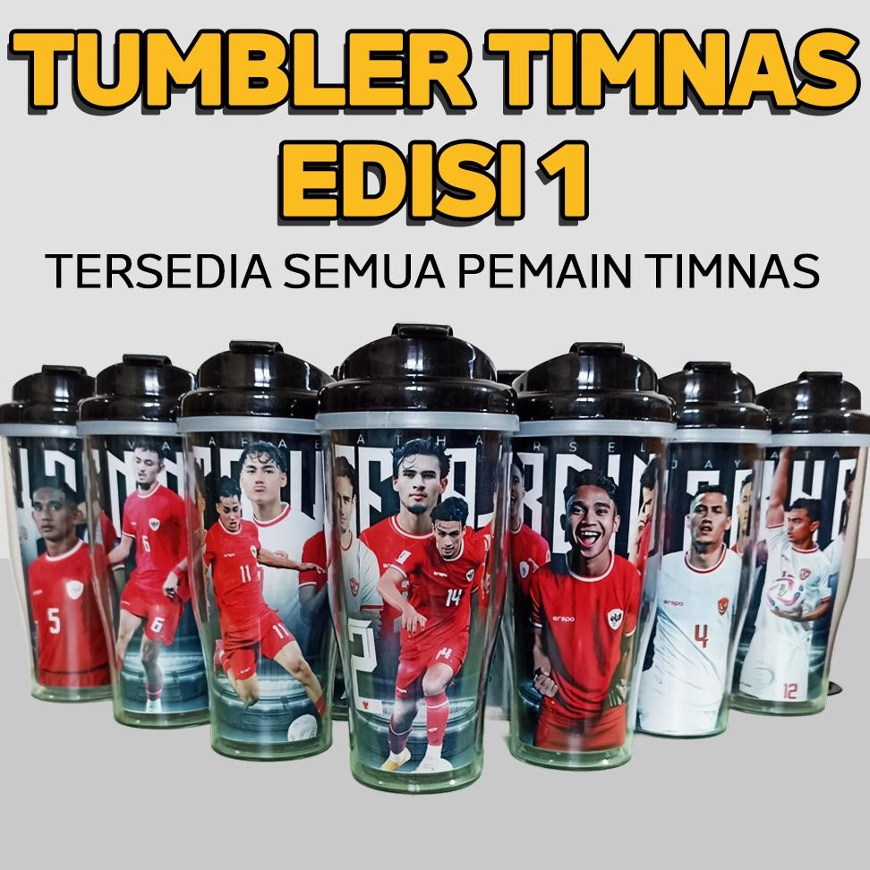 [PROMO] Tumbler Timnas Terbaru Edisi 1 Tumbler Botol Timnas Indonesia Tersedia Semua Pemain Timnas
