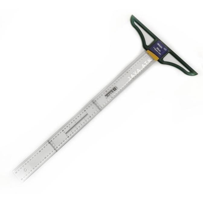 

PENGGARIS T-SQUARE PLASTIK 60CM TEBAL DUA SISI METRIK ALAT GAMBAR TEKNIK ASLI